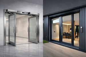 automatic swing vs sliding doors